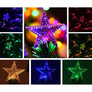 Jingle Jollys 1.8M 6FT LED Christmas Tree Xmas Optic Fiber Multi Colour Lights