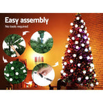 Jingle Jollys 1.8M 6FT LED Christmas Tree Xmas Optic Fiber Multi Colour Lights