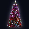 Jingle Jollys 2.1M 7FT LED Christmas Tree Optic Fiber Xmas Multi Colour Lights