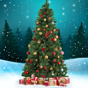 Jingle Jollys 2.4M 8FT Christmas Tree 1000 Tips Green