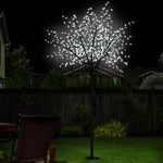 Jingle Jollys 2.5M LED Christmas Blossom Tree 600 LED Optic Fiber Cold White