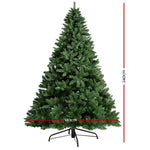 Jingle Jollys 2.4M 8FT Christmas Tree Xmas Decoration Green Home Decor Bonus Bags