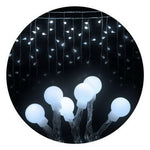 Jingle Jollys 300 LED Curtain Lights - Cold White