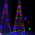 Jingle Jollys 3M LED Christmas Tree Lights 330 LED Xmas Multi Colour Optic Fiber