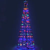 Jingle Jollys 3M LED Christmas Tree Lights Xmas Fibre Optic Multi Colour Pre Lit Bonus Bag