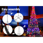 Jingle Jollys 3M LED Christmas Tree Lights Xmas Fibre Optic Multi Colour Pre Lit Bonus Bag