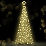 Jingle Jollys 3M LED Christmas Tree Lights Xmas 330pc LED Warm White Optic Fiber