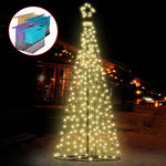 Jingle Jollys 3M LED Christmas Tree Lights 330pc LED Xmas Fibre Optic Warm White Bonus Bag