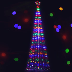 Jingle Jollys 5M LED Christmas Tree Optic Fiber Lights 750pc LED Multi Colour