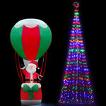 Jingle Jollys 5M LED Christmas Tree Lights 750pc LED Xmas Fibre Optic Inflatable Set