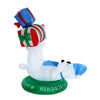 Jingle Jollys 1.8m Christmas Inflatable Polar Bear Lights Decoration Airblown