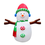 Jingle Jollys Inflatable Christmas Snowman Lights LED Xmas Decoration Outdoor 3M