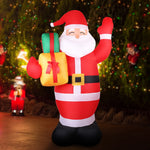 Jingle Jollys 2.4M Christmas Inflatables Santa Xmas Light Decor LED Airpower