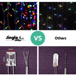 Jingle Jollys 500 Icicle Lights - Multi Colour