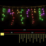 500 LED Solar Powered Christmas Lights 20M Multiple Colour