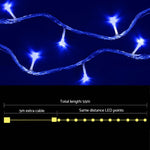 Jingle Jollys 50M 250 LED Christmas String Lights Blue