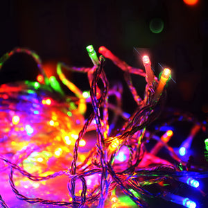 Jingle Jollys 50M Christmas String Lights 500LED Multi Colour