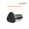 UGREEN 29W 3 Port USB Car Charger Black (40284)
