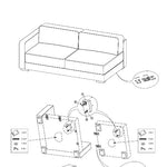 Renior Corner Sofa 3 Seater with Chaise
