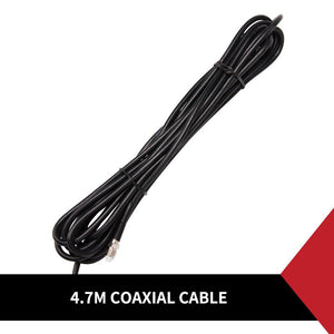 ANTENNA FOR UHF CB RADIO 6.6DBI BLACK HEAVY DUTY HI GAIN BULL BAR FIBERGLASS