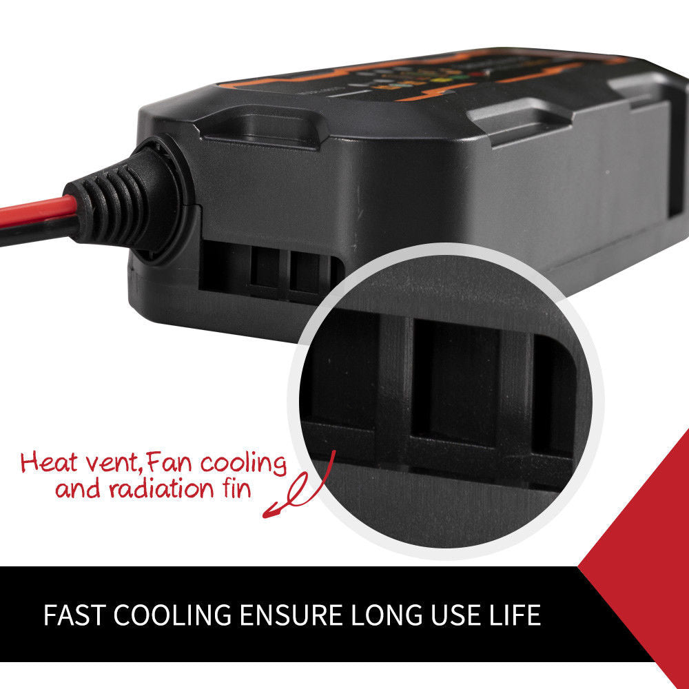 Smart Battery Charger 5A 6V/12V Automatic SLA Car Boat Tractor Motorcycle Truck
