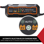 Smart Battery Charger 5A 6V/12V Automatic SLA Car Boat Tractor Motorcycle Truck