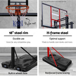 Everfit 3.05M Portable Basketball Stand System Height Adjustable Black