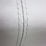 Mondeo PU Leather Double White Bed