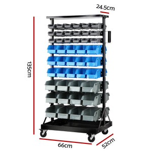 Giantz 90 Bin Storage Rack Stand