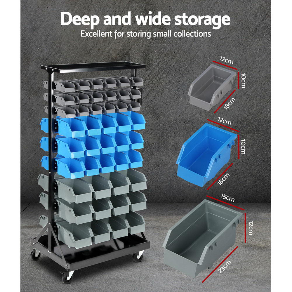 Giantz 90 Bin Storage Rack Stand