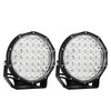 LIGHTFOX 9Inch Led Driving Lights Pair Round Spotlights Lamp Offroad 4WD