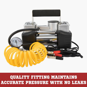 Air Compressor 12v Car 4x4 Tyre Deflator 4wd Portable Inflator 150PSI 85L/min