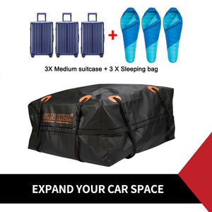 Car Roof Bag Top Rack Travel Cargo Carrier Luggage Storage Waterproof Bag