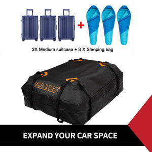 Car Roof Bag Top Rack Travel Cargo Carrier Luggage Storage Bag Waterproof