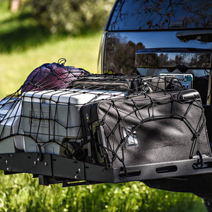 CARGO NET FOR UTE TRAILER TRUCK CAR LATEX BUNGEE 60x110CM 12PC HOOK HEAVY DUTY
