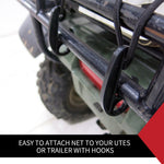 CARGO NET FOR UTE TRAILER TRUCK CAR LATEX BUNGEE 90x120CM 12PC HOOK HEAVY DUTY