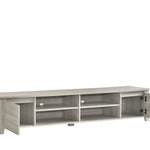 TV Stand Entertainment Unit 180cm In White Oak