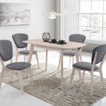 4 Seater Dining Table Solid hardwood White Wash