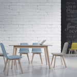 6 Seater Dining Table Solid hardwood White Wash