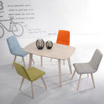 4 Seater Dining Table Solid hardwood White Wash