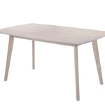 6 Seater Dining Table Solid hardwood White Wash