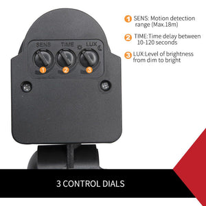 COB LED Solar Sensor Light Outdoor Security Floodlights Garden Motion