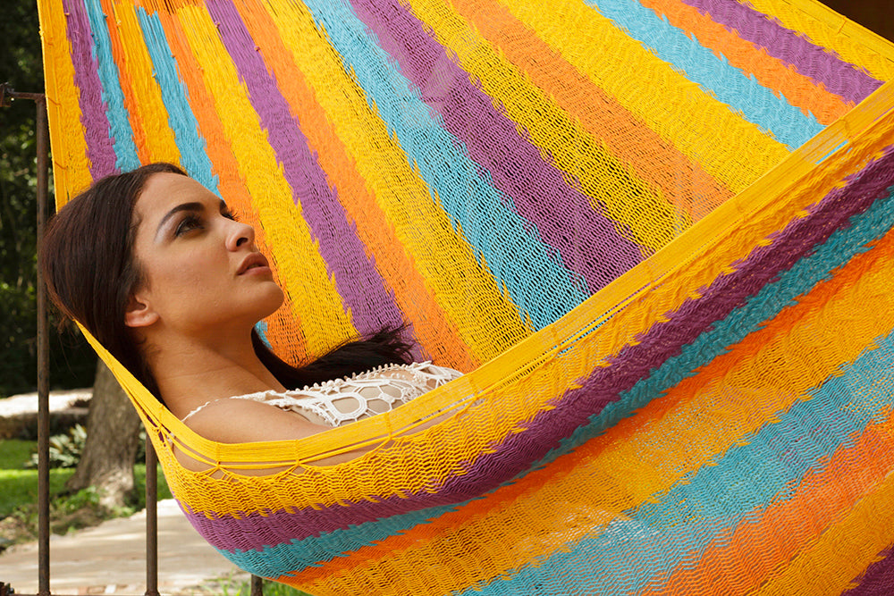Jumbo Size Cotton Hammock in Alegra