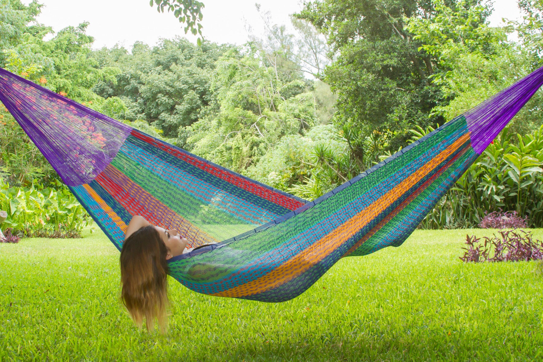 Jumbo Size Cotton Hammock in Colorina