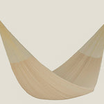 Single Size Cotton Mexican Hammock in Cream Colour