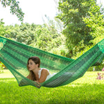 Queen Size Cotton Hammock in Jardin