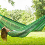Queen Size Cotton Hammock in Jardin