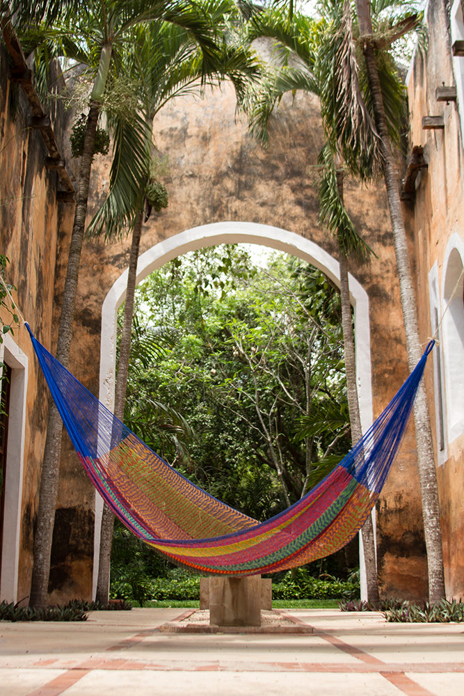 Queen Size Cotton Hammock in Mexicana