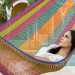 King Size Cotton Hammock in Mexicana