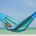 Jumbo Size Cotton Hammock in Oceanica
